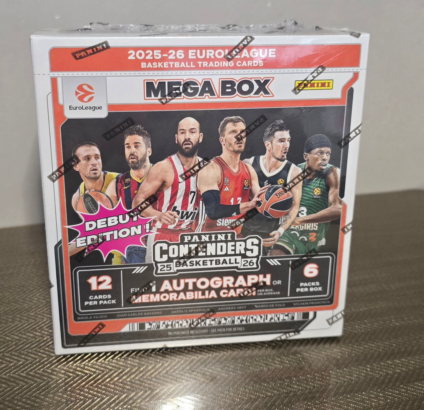 2025-26 Panini Contenders EuroLeague Cartes Basketball NBA Méga Box