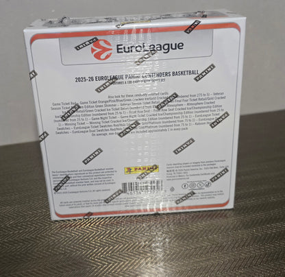 2025-26 Panini Contenders EuroLeague Cartes Basketball NBA Méga Box