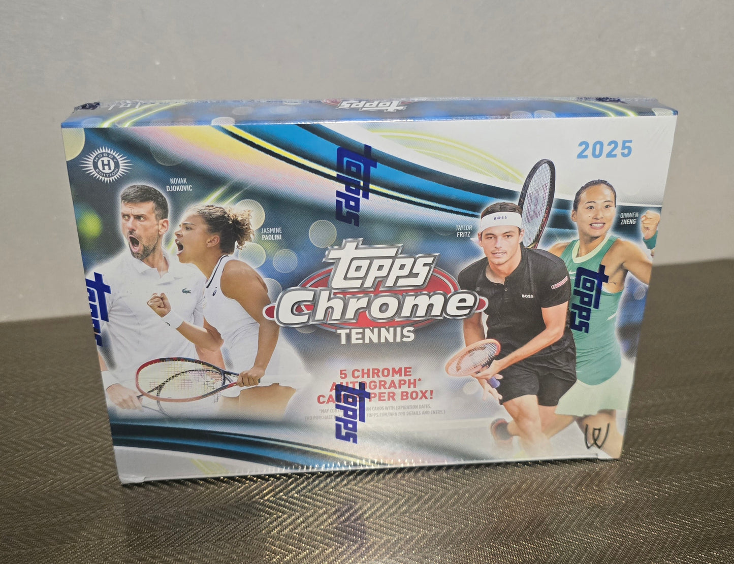 2025 Topps Chrome Cartes Tennis Delight Box