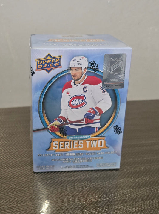 2025-26 Upper Deck Series 2 Cartes Hockey NHL Blaster Box
