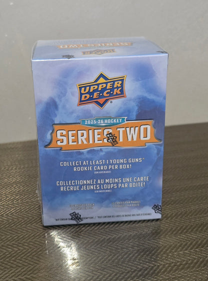 2025-26 Upper Deck Series 2 Cartes Hockey NHL Blaster Box