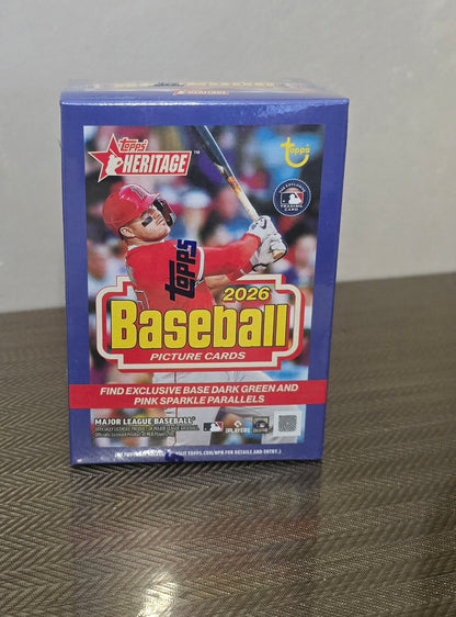 2026 Topps Heritage Cartes Baseball MLB Blaster Box