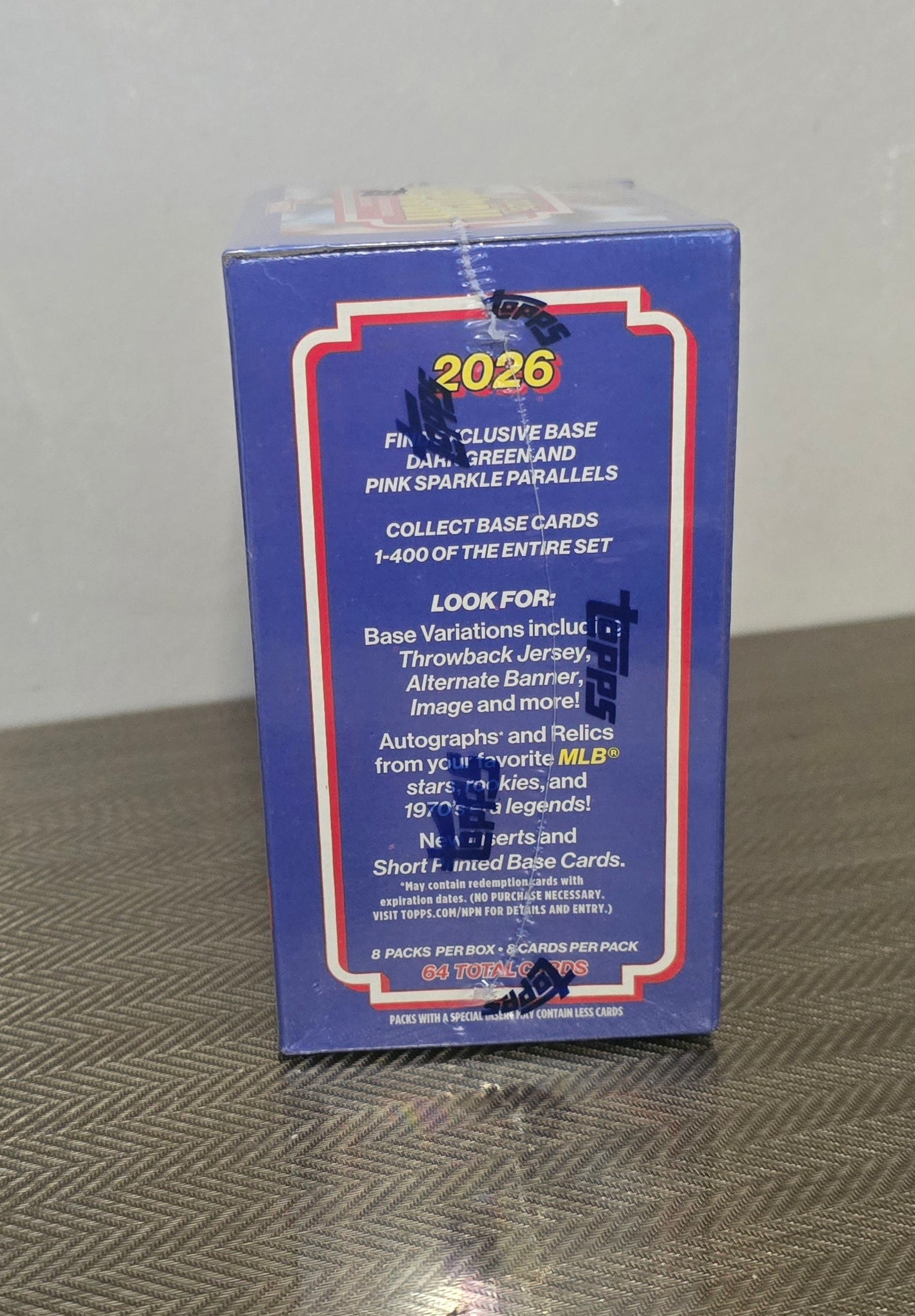 2026 Topps Heritage Cartes Baseball MLB Blaster Box