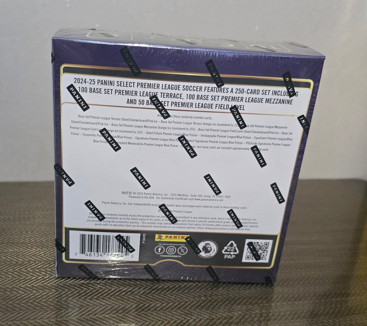 2024-25 Panini Select Premier League EPL Cartes Soccer Méga Box