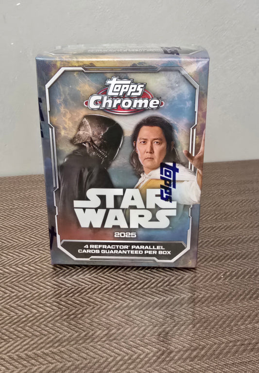 2025 Topps Chrome Cartes Star Wars Blaster Box