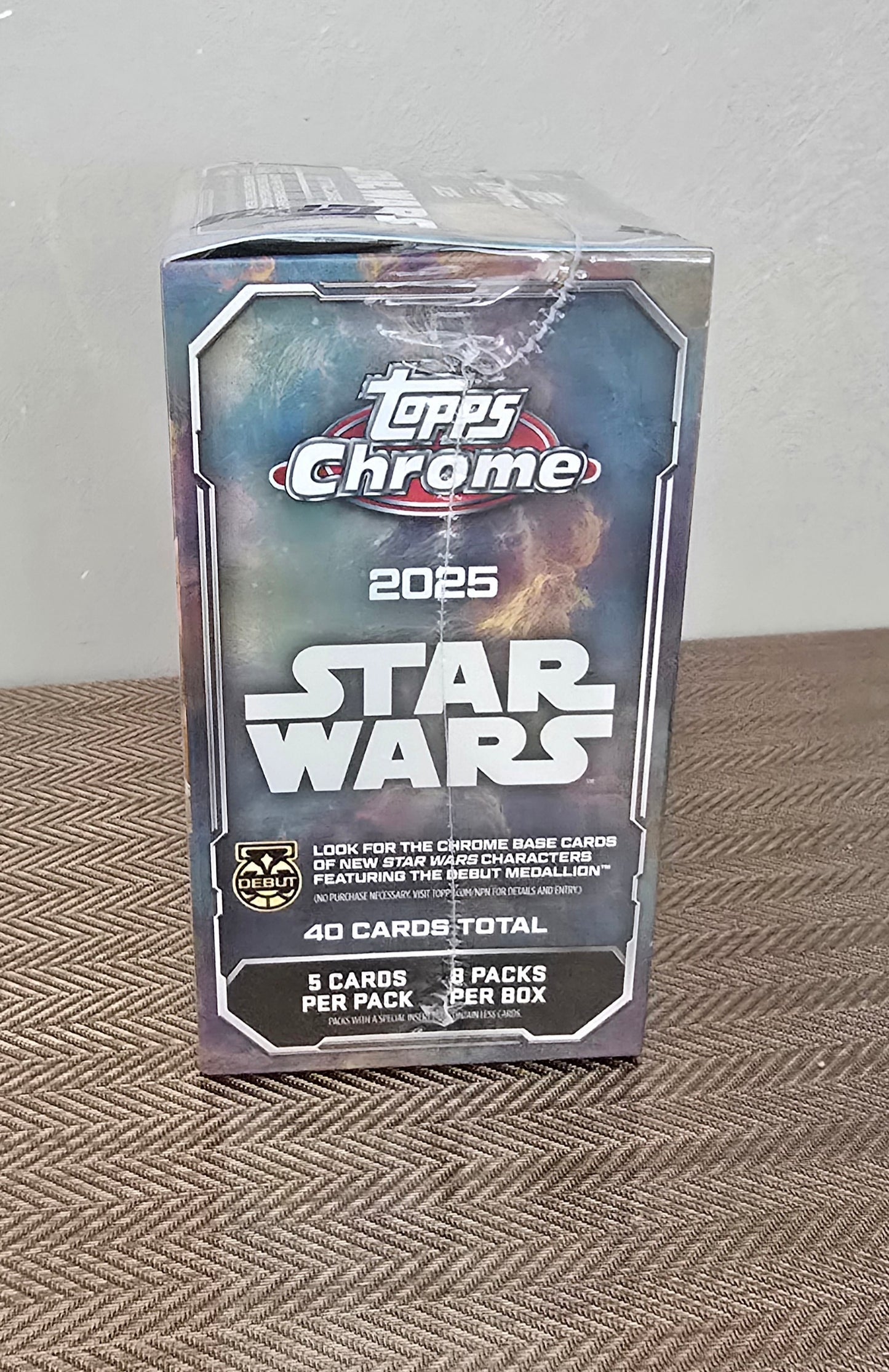 2025 Topps Chrome Cartes Star Wars Blaster Box