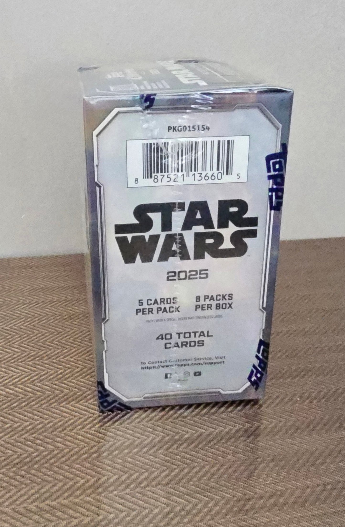 2025 Topps Chrome Cartes Star Wars Blaster Box