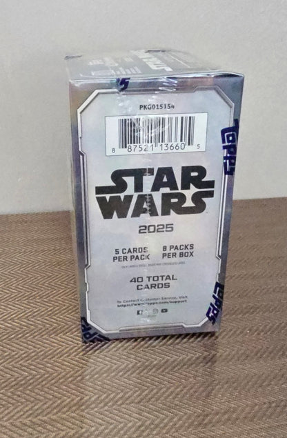 2025 Topps Chrome Cartes Star Wars Blaster Box
