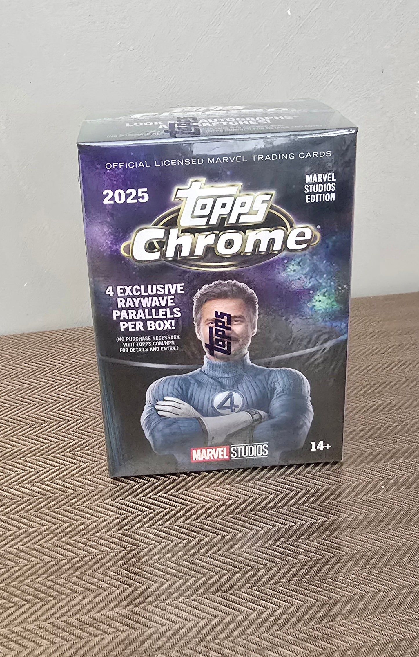 2025 Topps Chrome Cartes Marvel Studios Blaster Box