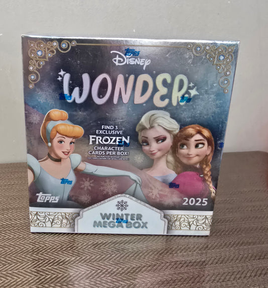 2025 Topps Cartes Disney Wonder Winter Méga Box