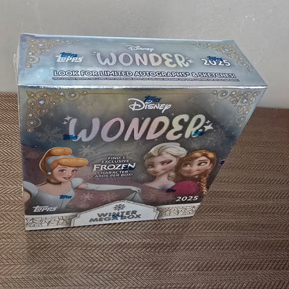 2025 Topps Cartes Disney Wonder Winter Méga Box