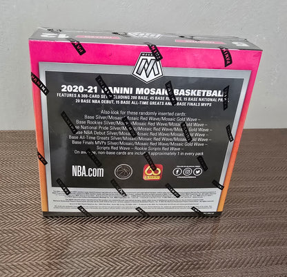 2020-21 Panini Mosaic Cartes Basketball NBA Tmall Edition Box