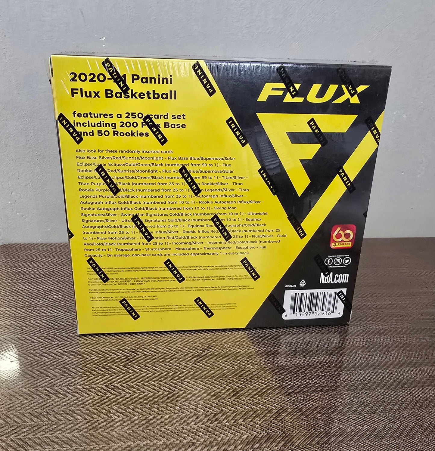 2020-21 Panini Flux Cartes Basketball NBA Hobby Box