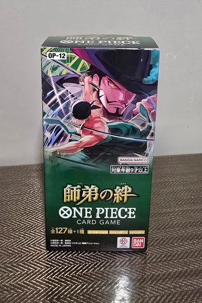 One Piece TCG: Master and Student Bond (OP-12) Booster Box (Japanese)