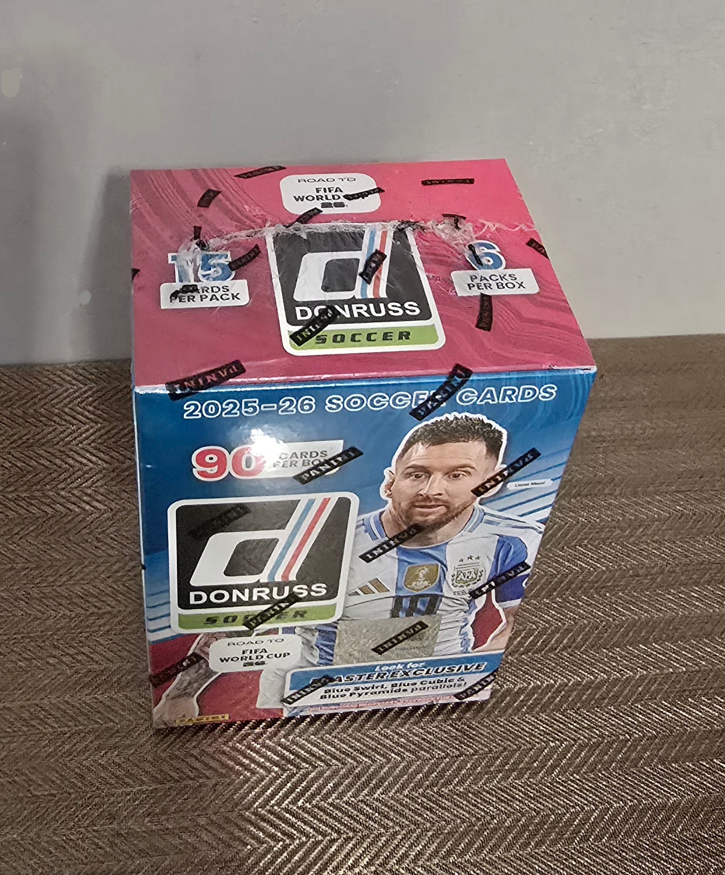 2025/26 Panini Donruss Road to FIFA World Cup Cartes Foot Soccer Blaster Box