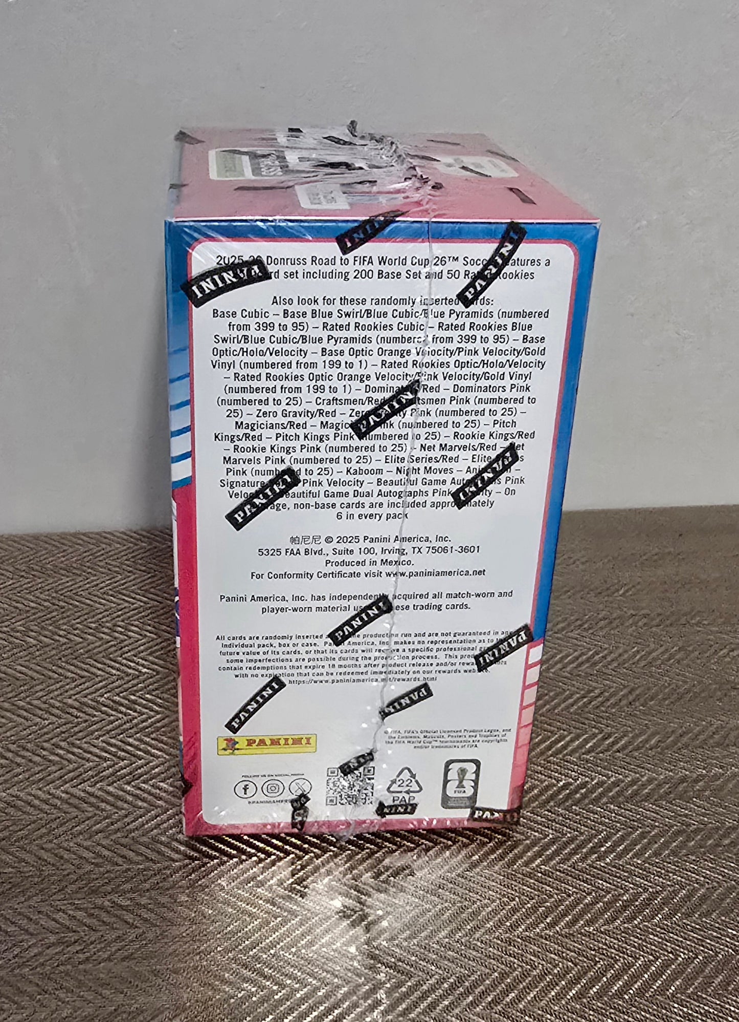 2025/26 Panini Donruss Road to FIFA World Cup Cartes Foot Soccer Blaster Box