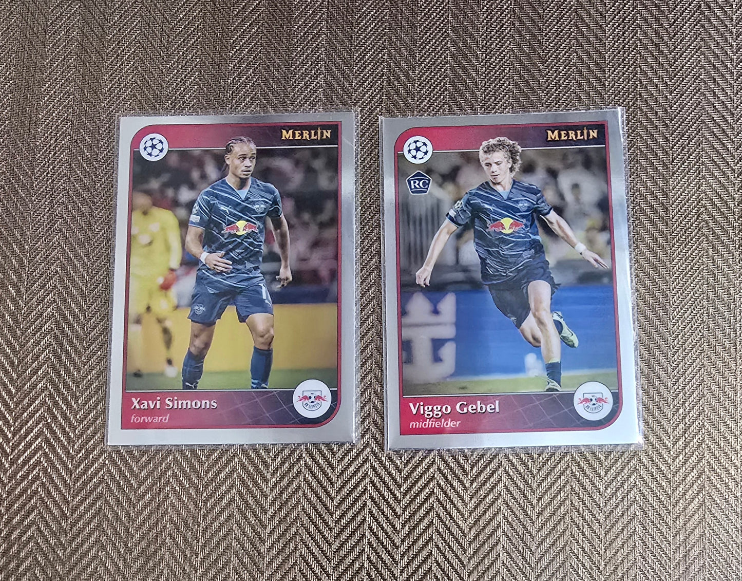 Lot 2 Cartes collection sport Soccer RB LEIPZIG