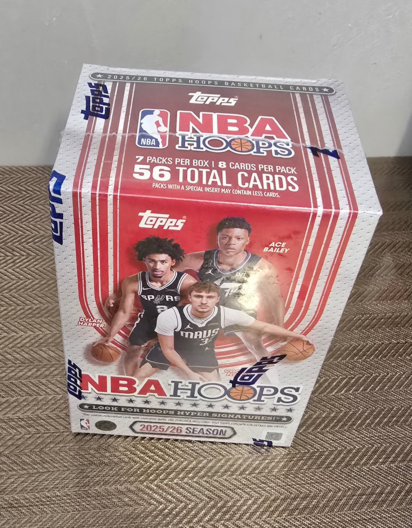 2025-26 Topps Hoops Cartes Basketball NBA Blaster Box
