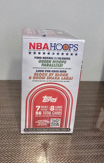 2025-26 Topps Hoops Cartes Basketball NBA Blaster Box