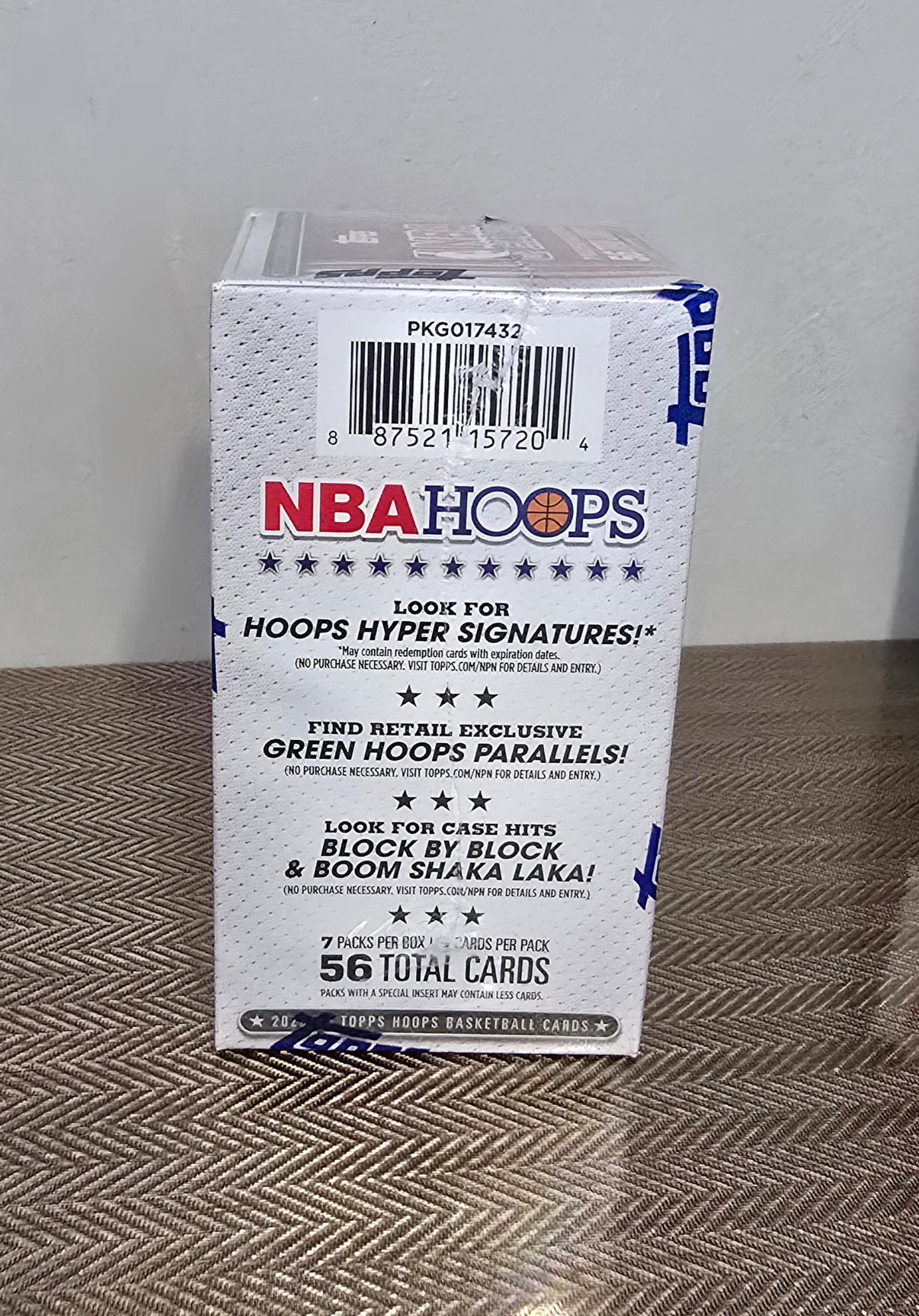 2025-26 Topps Hoops Cartes Basketball NBA Blaster Box