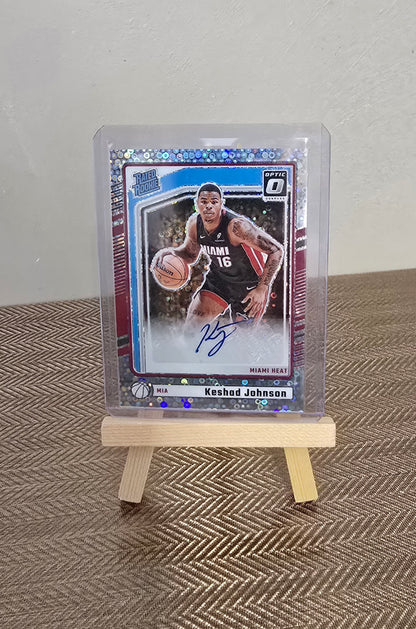 Carte Autographe collection sport Basketball NBA KESHAD JOHNSON