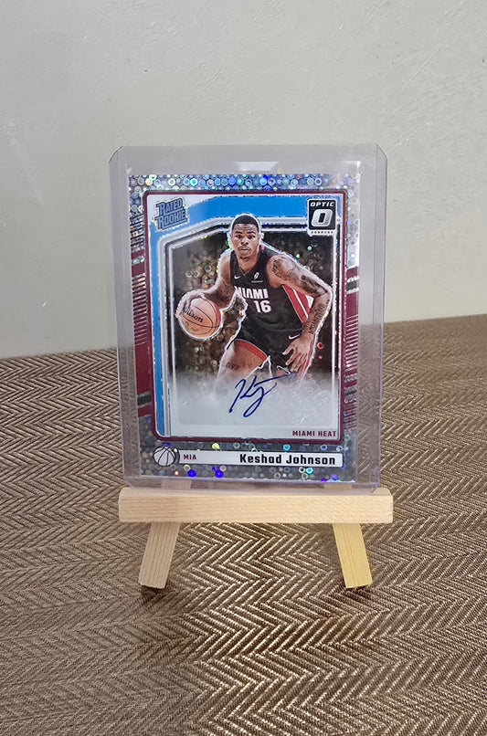 Carte Autographe collection sport Basketball NBA KESHAD JOHNSON