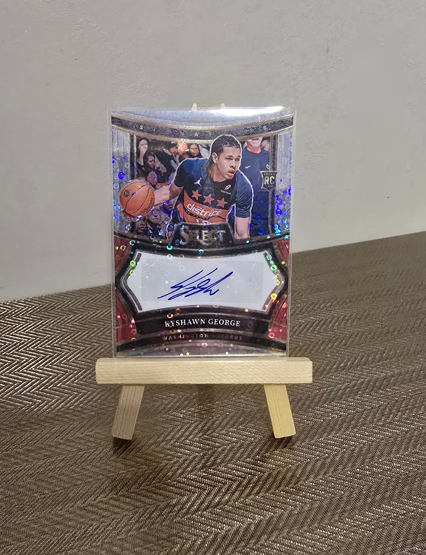 Carte Autographe collection sport Basketball NBA KYSHAWN GEORGE