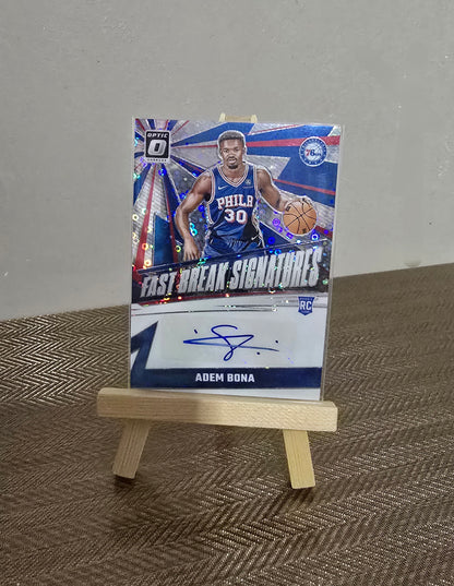 Carte Autographe collection sport Basketball NBA ADEM BONA