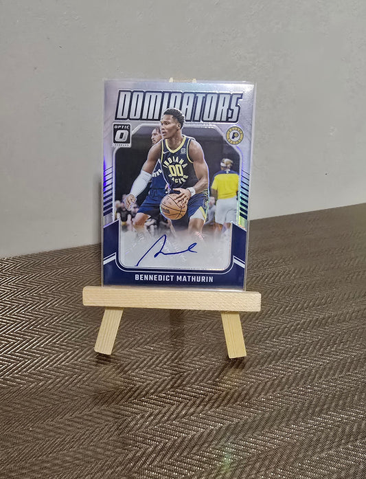 Carte Autographe numérotée #03/99 collection sport Basketball NBA BENNEDICT MATHURIN