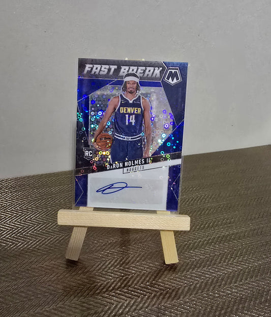 Carte Autographe numérotée #05/25 collection sport Basketball NBA DaRON HOLMES II