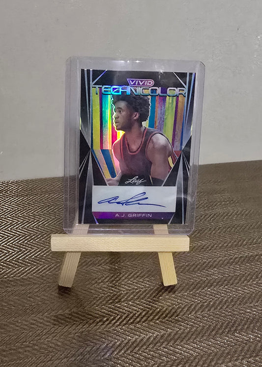 Carte Autographe numérotée #16/20 collection sport Basketball NBA A.J. GRIFFIN