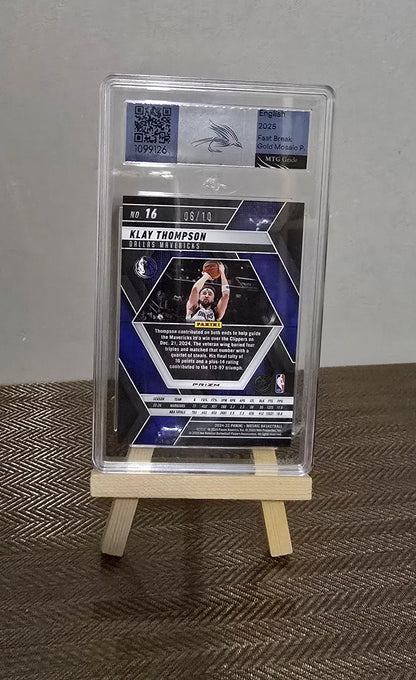 Carte Gradée MTG GRADE 9.5 - numérotée #06/10 collection sport Basketball NBA KLAY THOMPSON