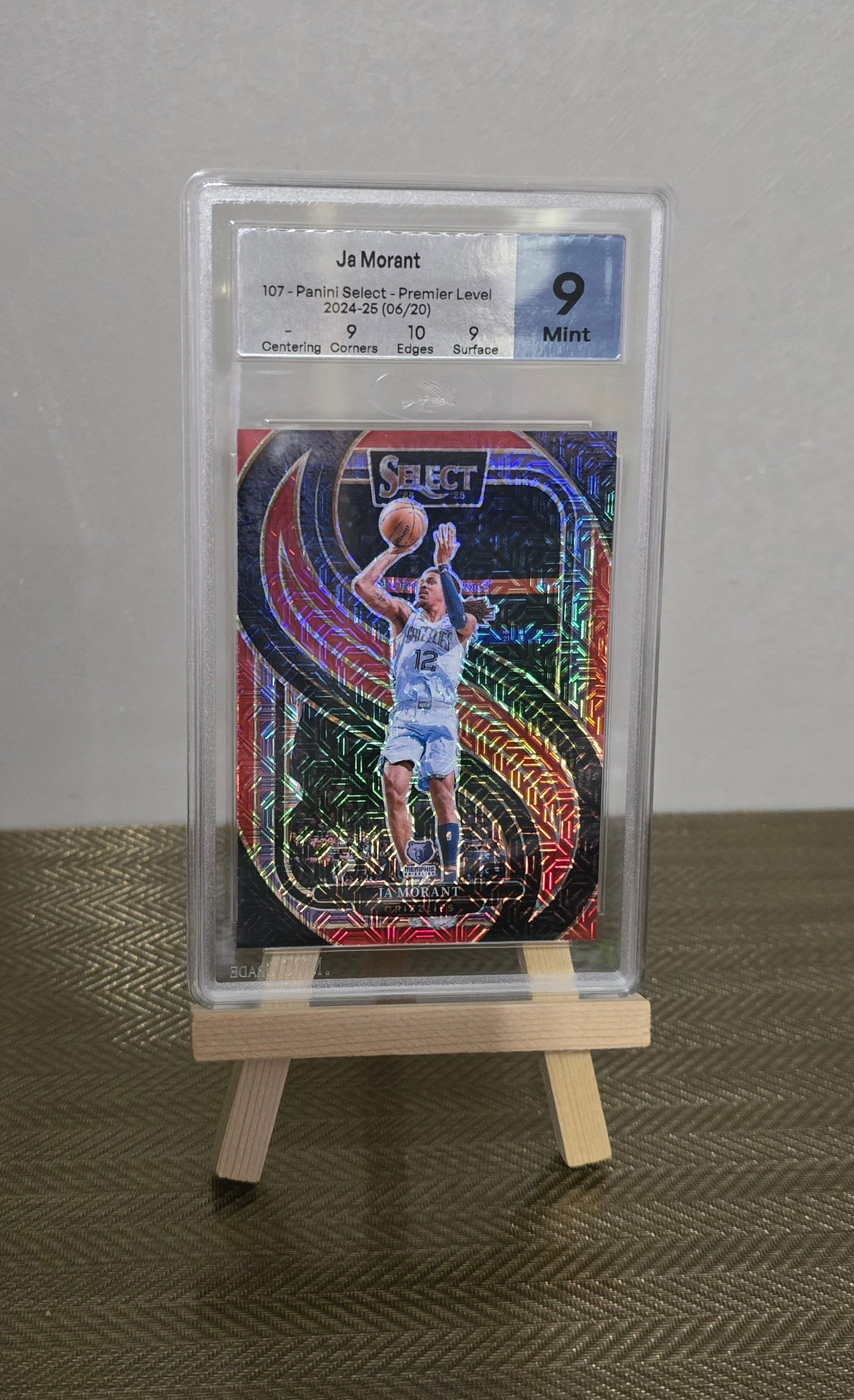 Carte Gradée MTG GRADE 9 - numérotée #06/20 collection sport Basketball NBA JA MORANT