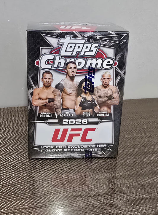 2026 Topps Chrome Cartes UFC Blaster Box