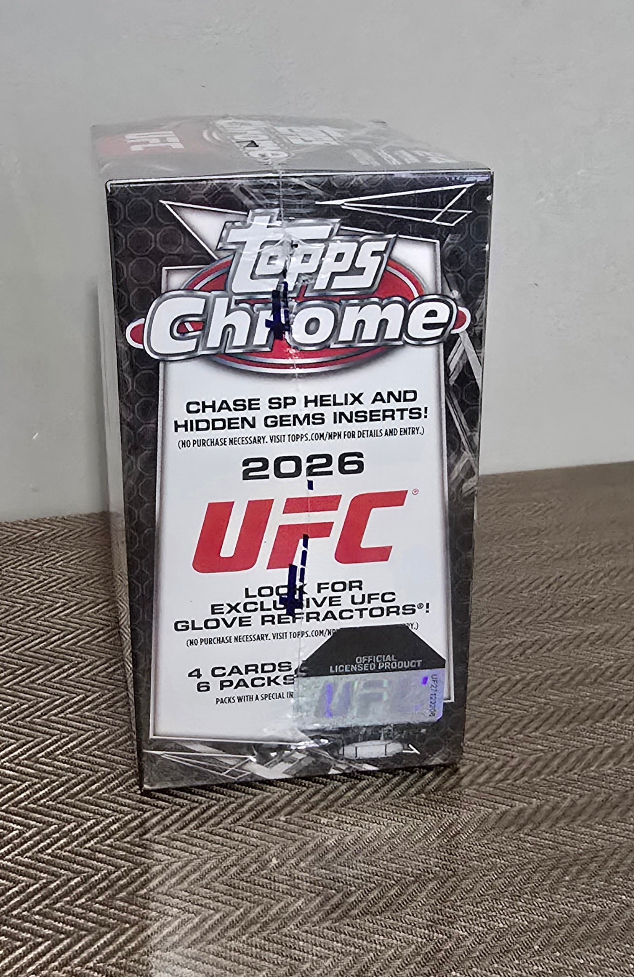 2026 Topps Chrome Cartes UFC Blaster Box