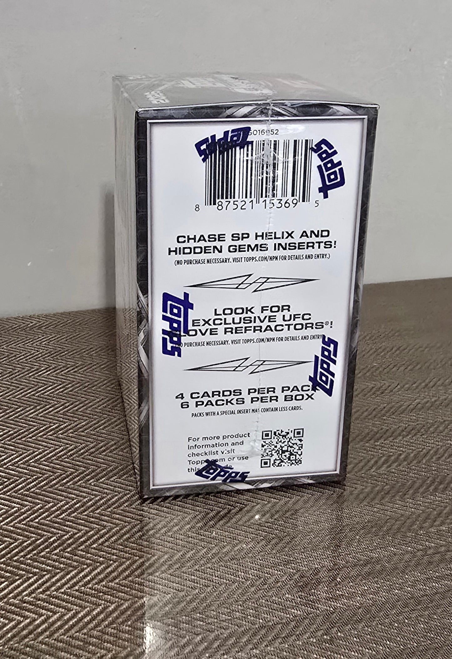 2026 Topps Chrome Cartes UFC Blaster Box