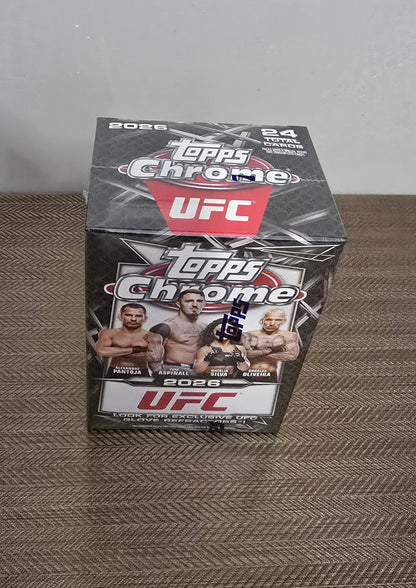 2026 Topps Chrome Cartes UFC Blaster Box