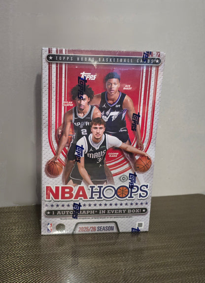 2025-26 Topps Hoops Cartes Basketball NBA Hobby Box