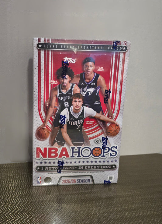 2025-26 Topps Hoops Cartes Basketball NBA Hobby Box