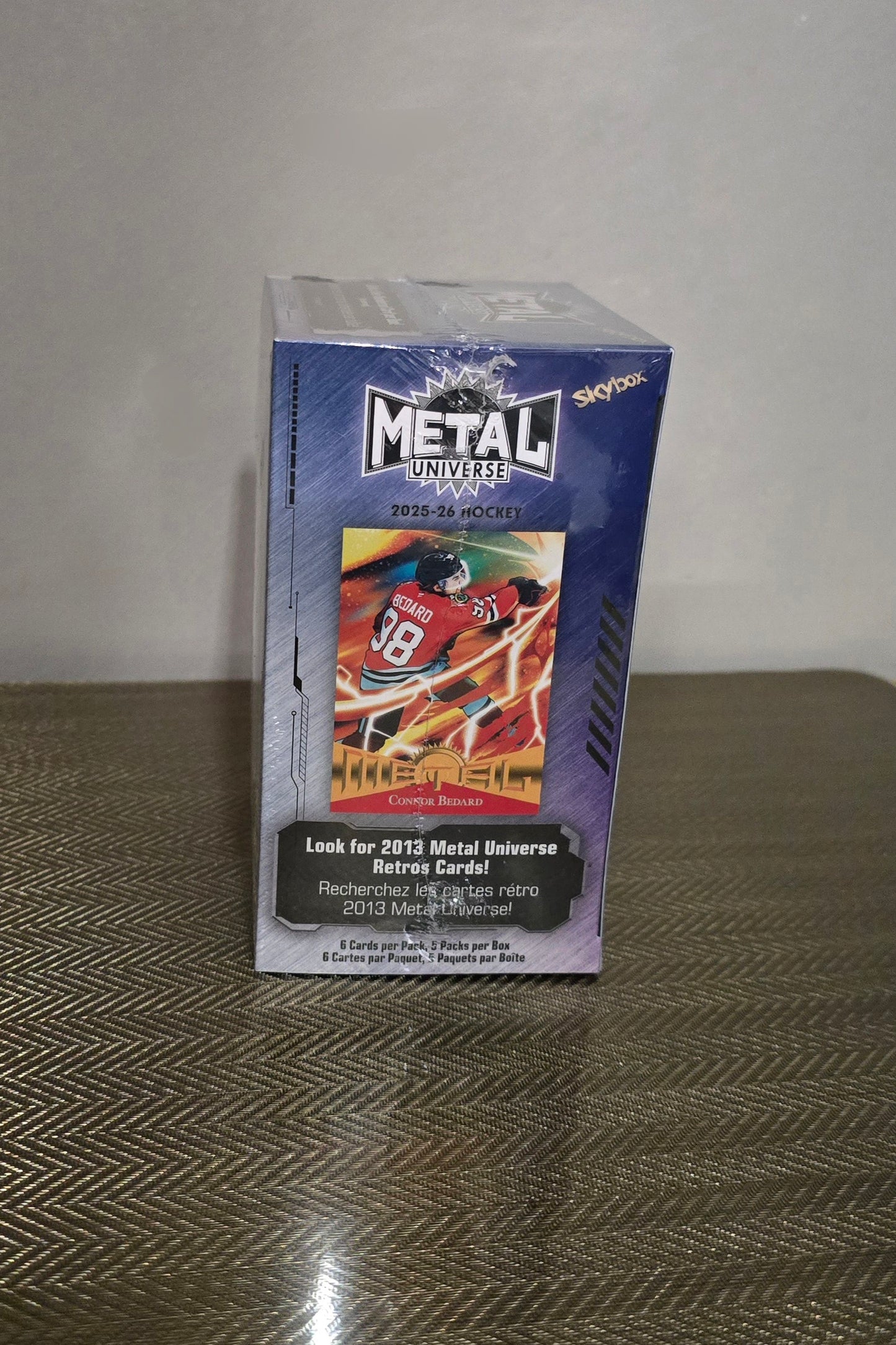 2025-26 Upper Deck Skybox Metal Universe Cartes Hockey NHL Blaster Box