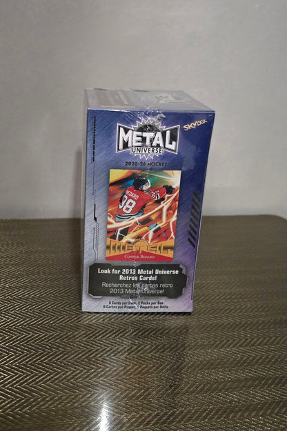 2025-26 Upper Deck Skybox Metal Universe Cartes Hockey NHL Blaster Box