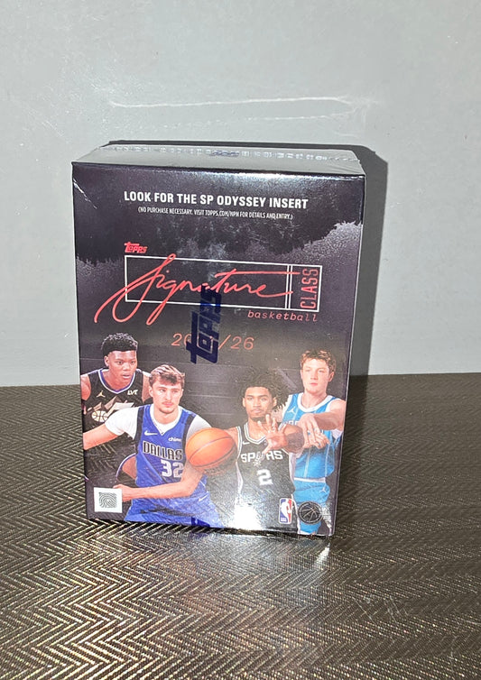 2025-26 Topps Signature class Cartes Basketball NBA Blaster Box