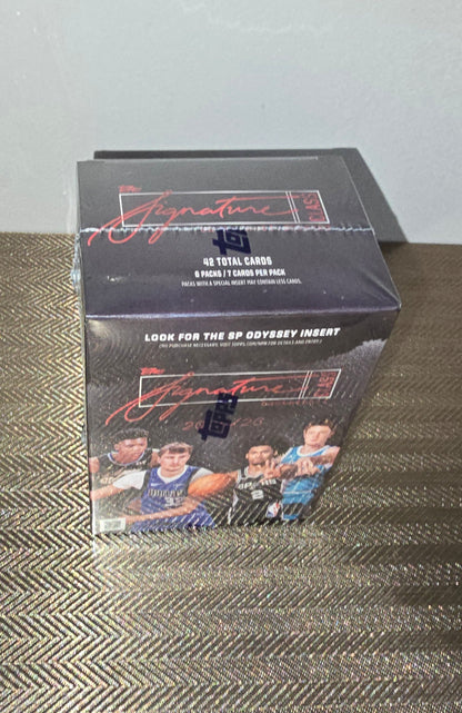 2025-26 Topps Signature class Cartes Basketball NBA Blaster Box