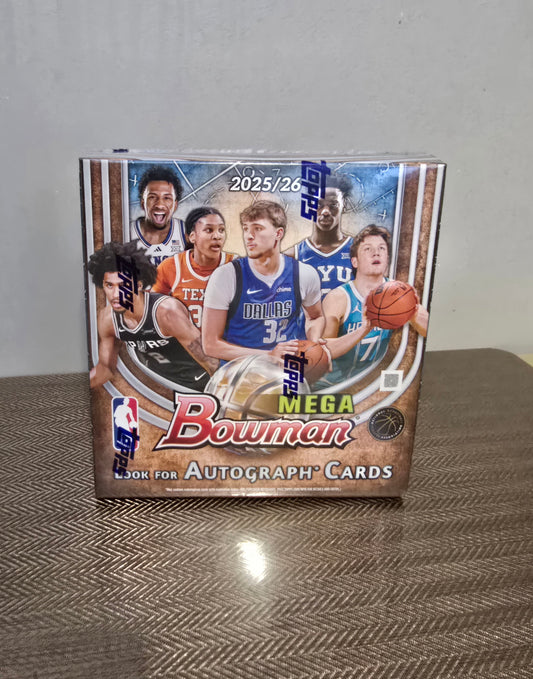 2025-26 Topps Bowman Cartes Basketball NBA Méga Box
