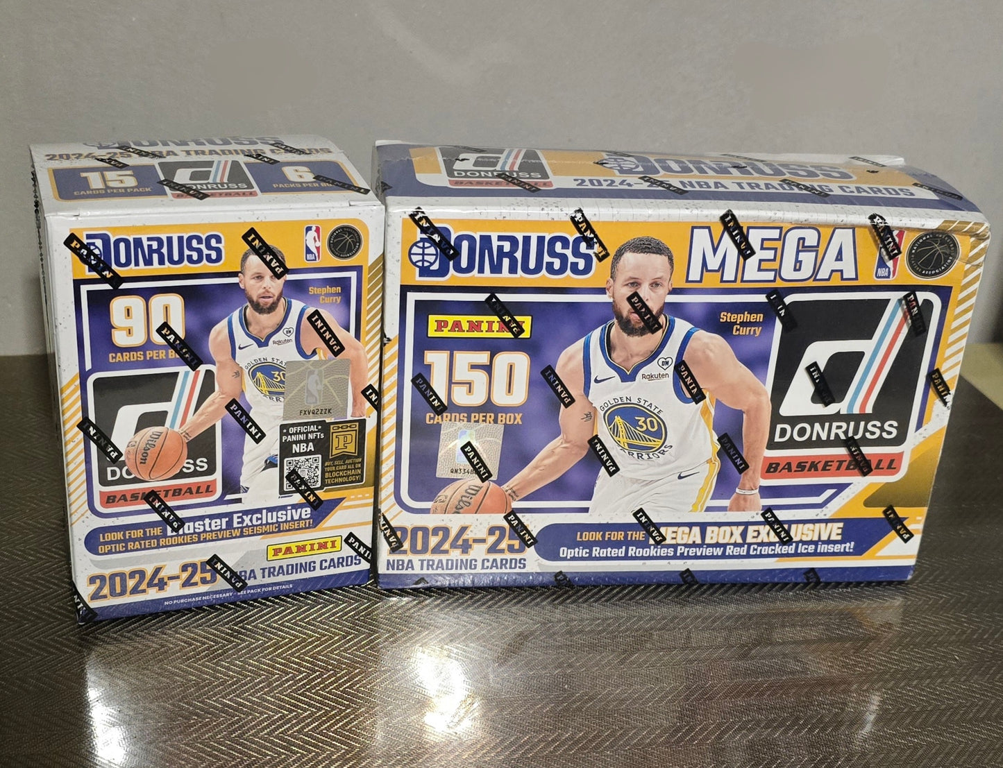 Lot 2 Boxes Cartes Basketball NBA 2024-25 Panini Donruss Blaster Box + Méga Box