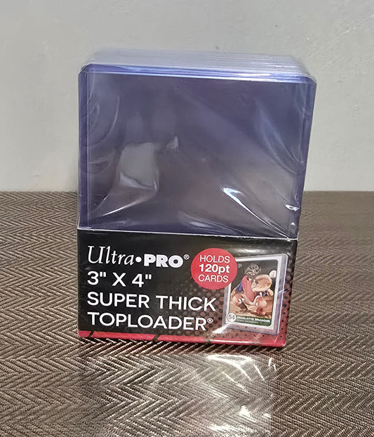 Toploaders 3 X 4 Super Thick 120PT - Ultra Pro 10ct