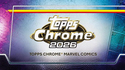 2026 Topps Chrome Cartes Marvel Comics Blaster Box