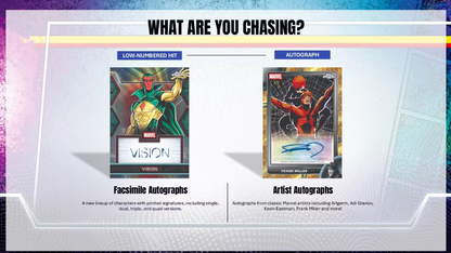 2026 Topps Chrome Cartes Marvel Comics Blaster Box