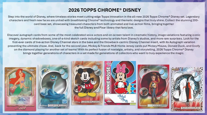 2026 Topps Cartes Disney Chrome Blaster Box