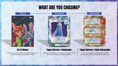 2026 Topps Cartes Disney Chrome Blaster Box